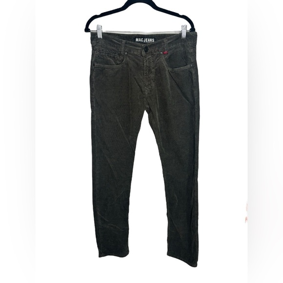 Men’s Mac Jeans Arne Pipe Corduroy Skinny Pant Size 31/30 - Picture 1 of 15